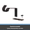 Fast Fit Kenney Fast Fit Oil Rubbed Bronze Brown Curtain Rod Bracket 5/8 in. L KN76010 - alternate 5